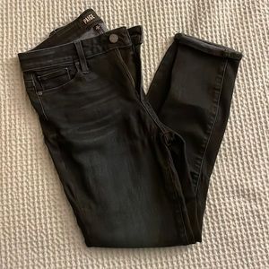 PAIGE: Size 28 Hoxton Crop Dark Wash Jeans